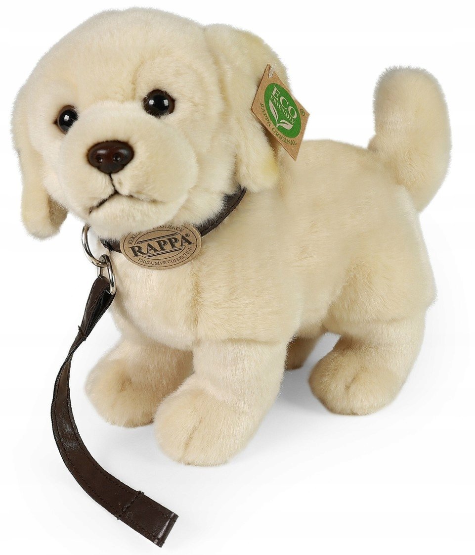 Pluszak maskotka Golden Labrador Eco Friendly Prezent na święta 25cm