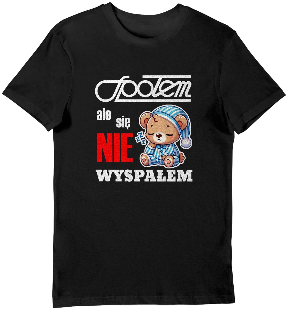 Koszulka Społem ale się nie wyspołem czarna M