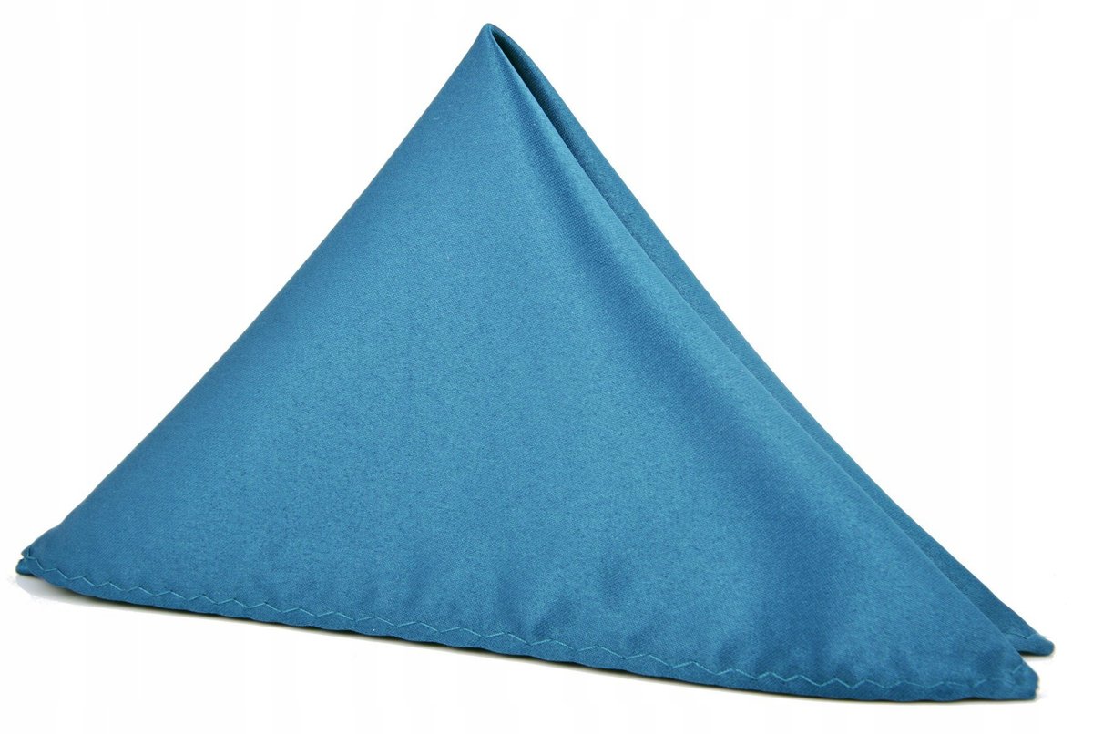 SZMARAGDOWA POSZETKA Wypustka niebieska CHUSTECZKA