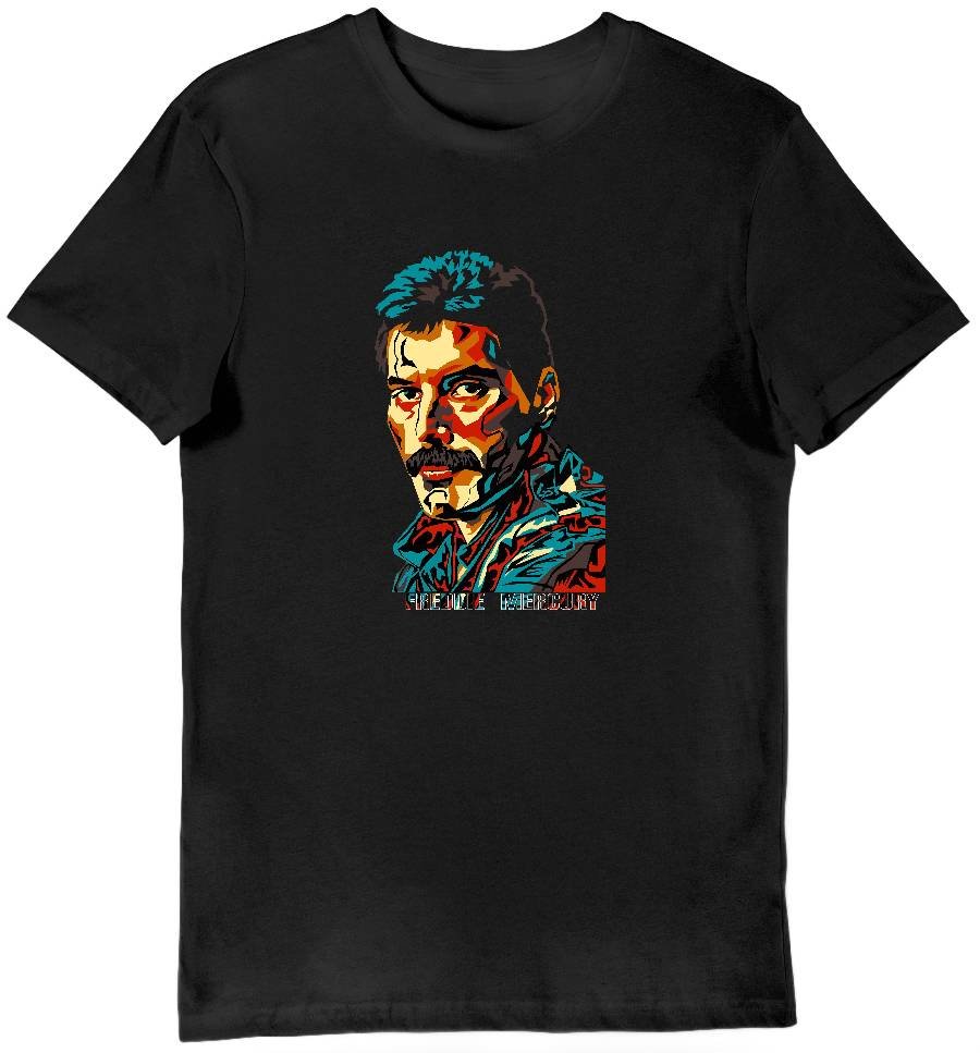 Koszulka męska Freddie mercury czarna M