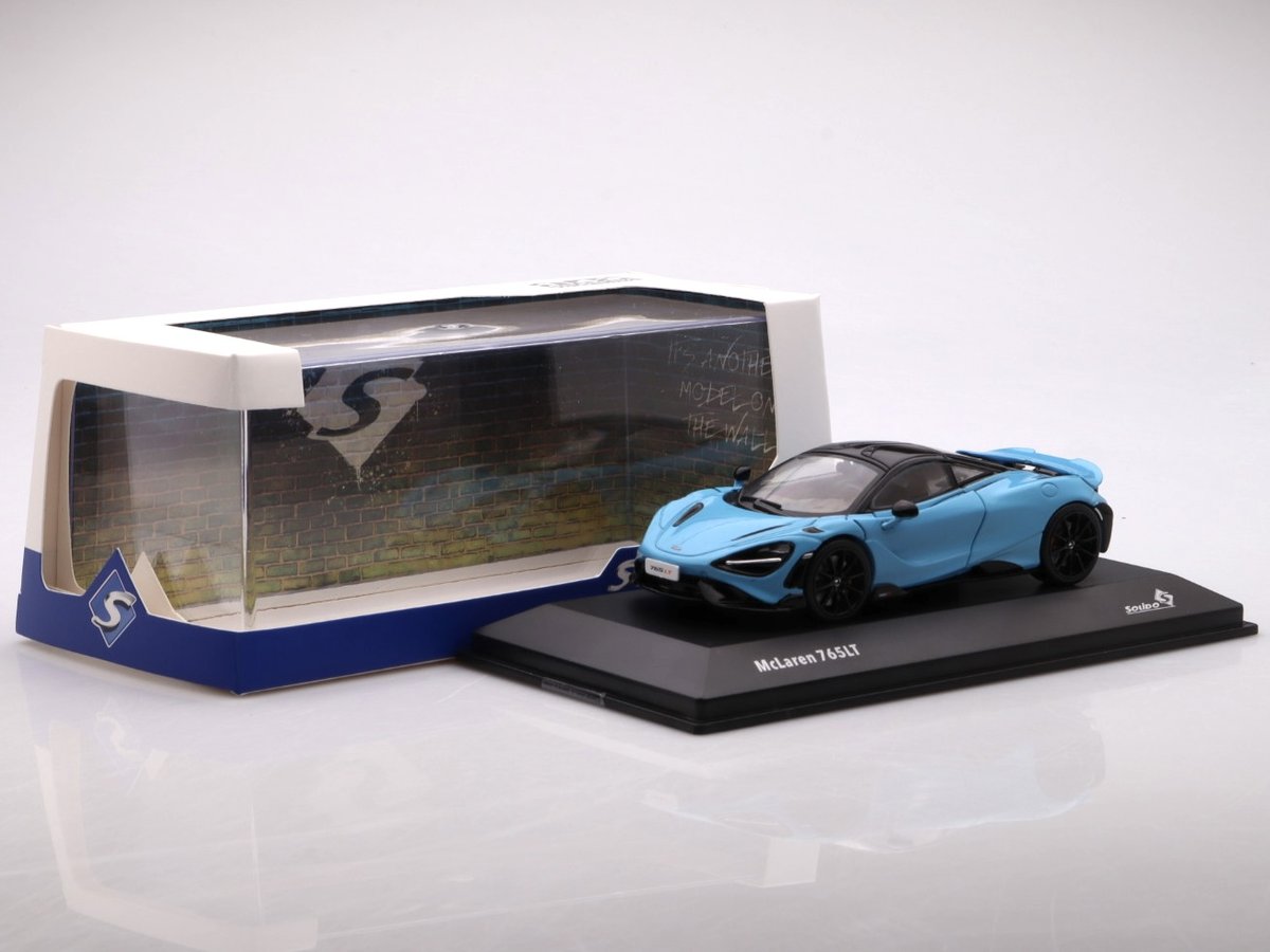 McLaren 765 LT - 2020, blue Solido 1:43