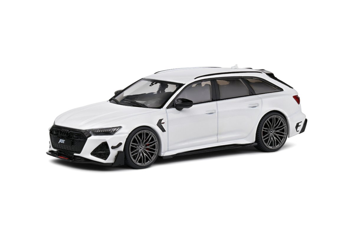 ABT RS6 R - 2021, Ibiswhite Solido 1:43