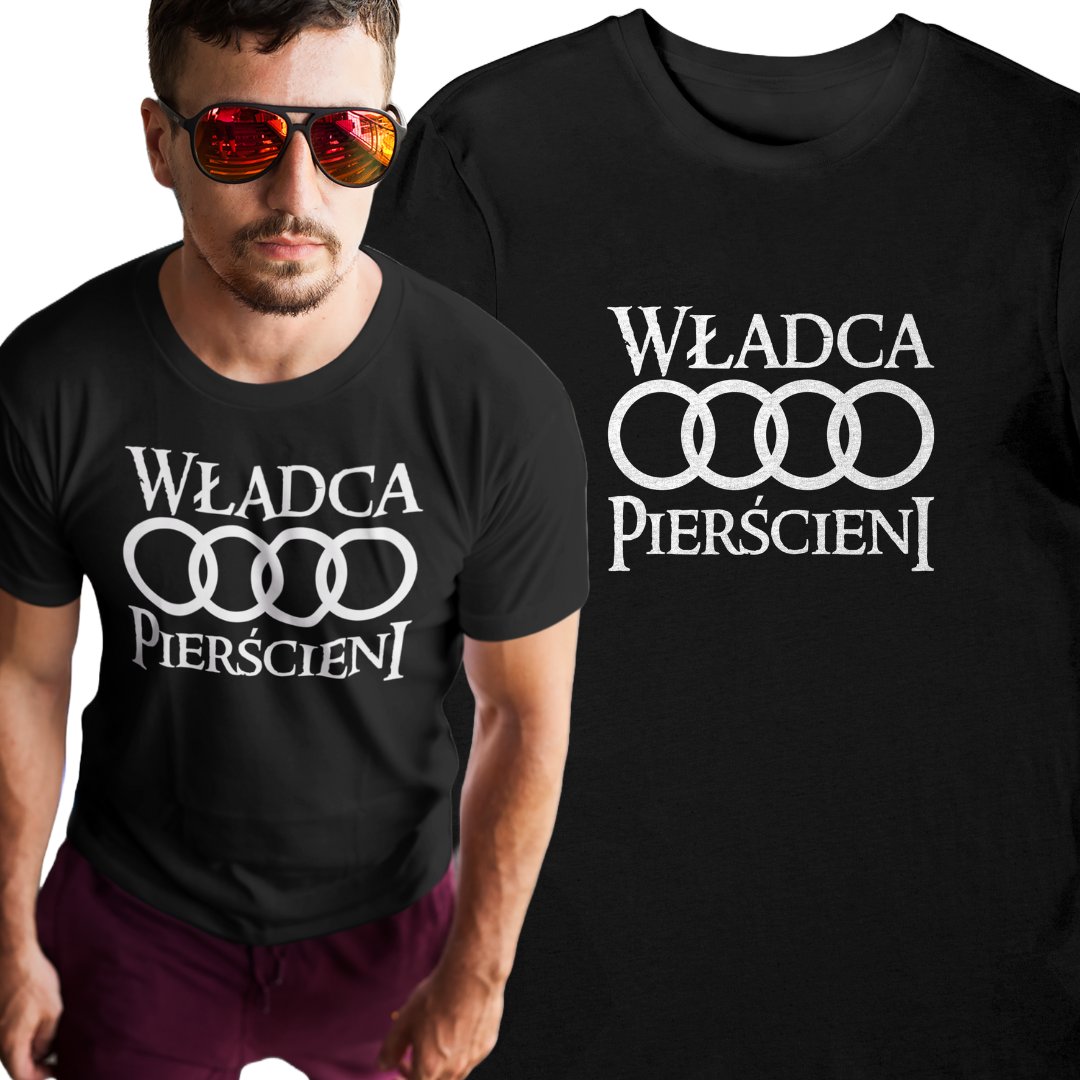 Koszulka władca pierścieni audi czarna L