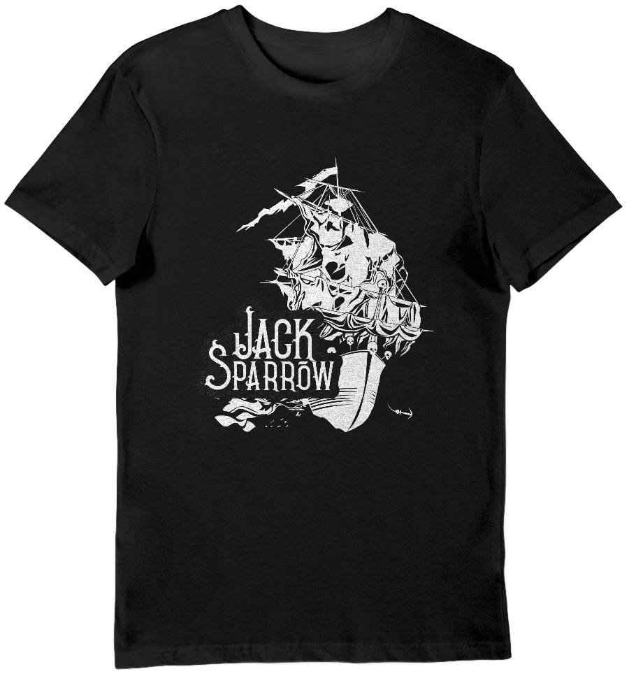 Koszulka Jack Sparrow czarna 2XL