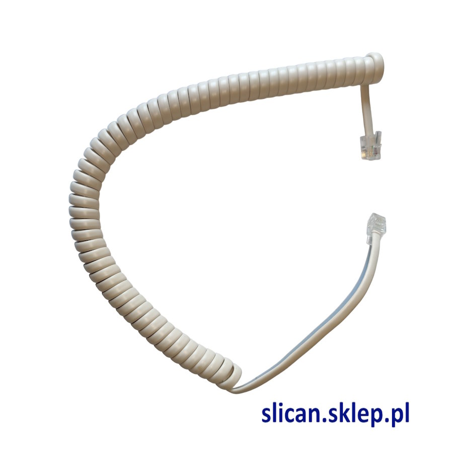 Kabel skrętny telefonu CTS-202 CTS-203 (popielaty)
