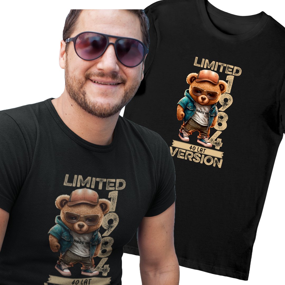 Koszulka na 40 urodziny limited version 1984 czarna M