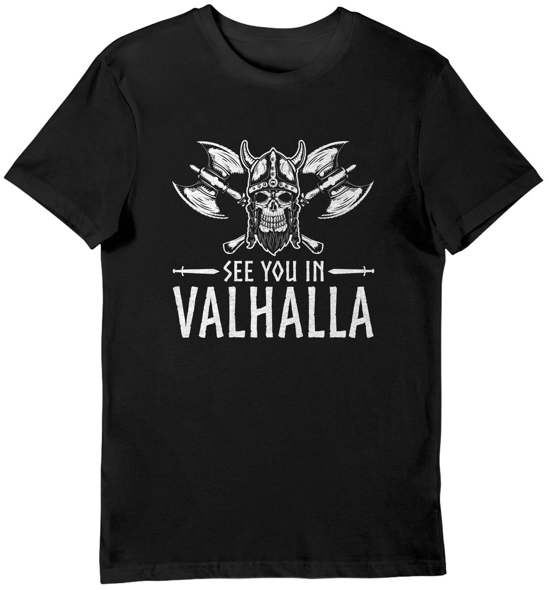 Koszulka See you in Valhalla czarna L