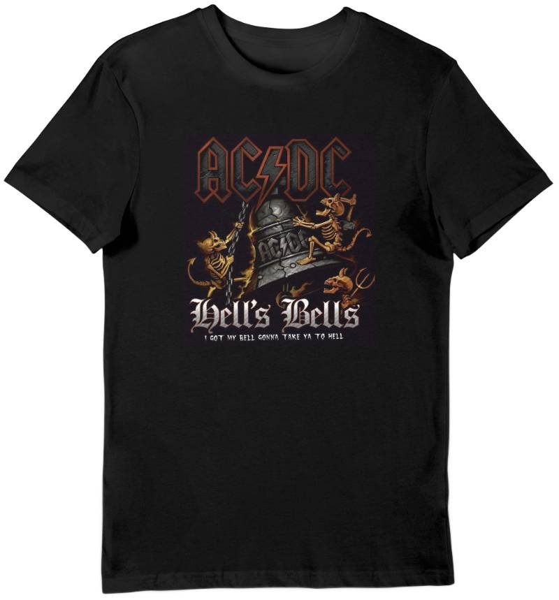 Koszulka męska ACDC Hells Bells czarna XL