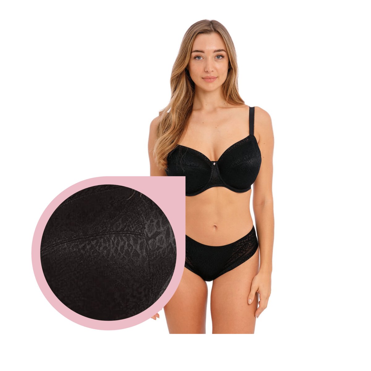 Biustonosz Fantasie ENVISAGE czarny - 30E/65F