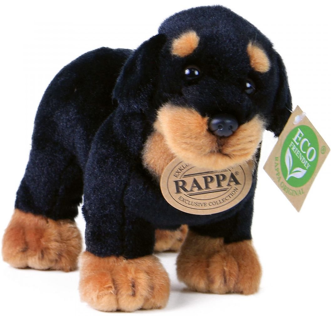 Pluszak maskotka Rottweiler Eco Friendly Prezent na święta 23cm