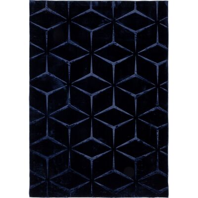 Dywan Alaska 60 x 100 cm geometryczny granatowy