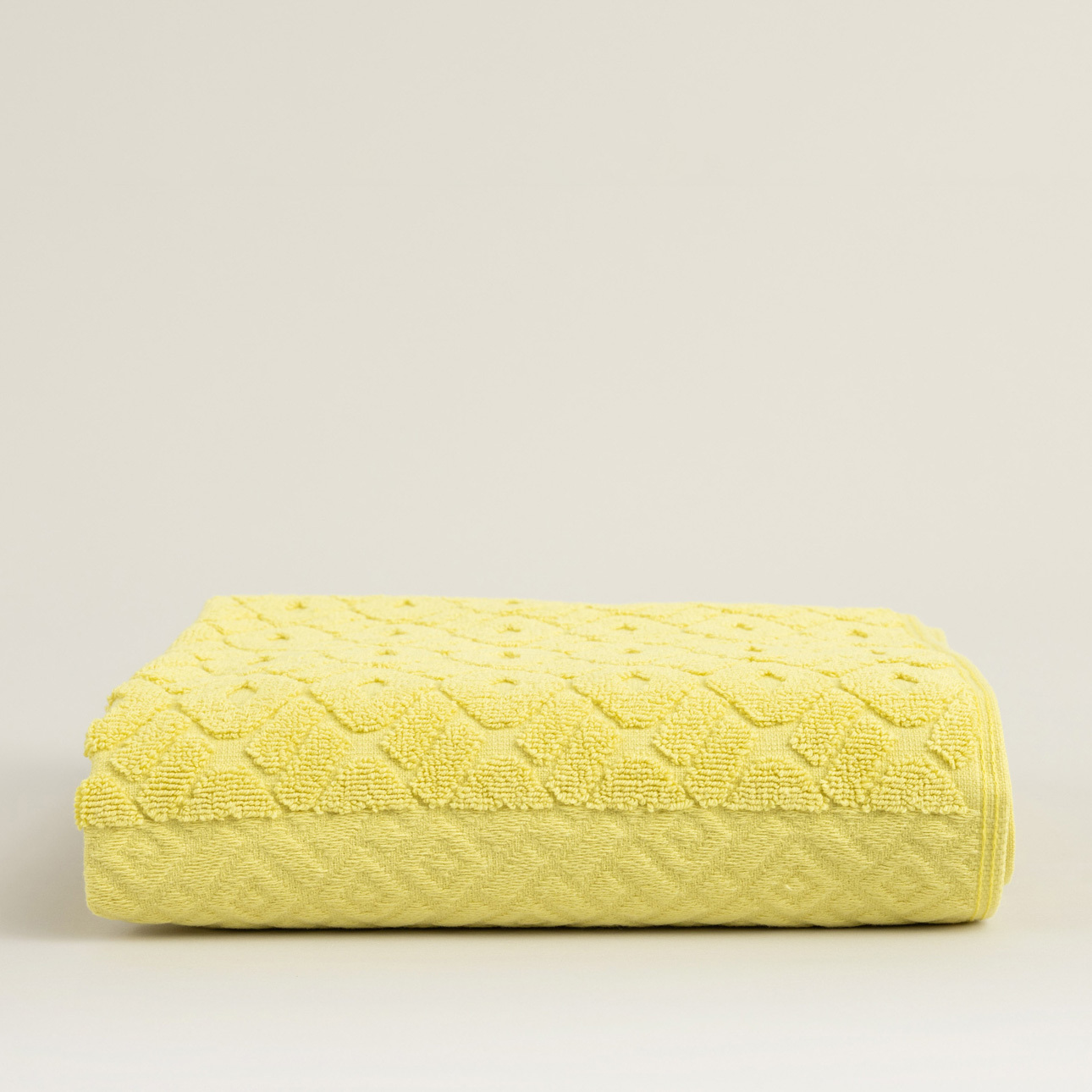 Ręcznik Lattice 70x140 cm sunny yellow
