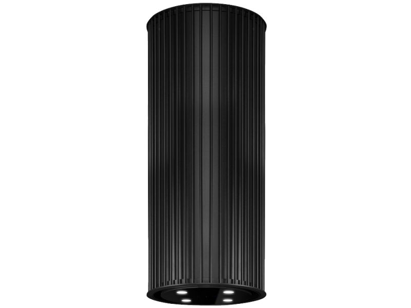 Okap wyspowy Voliera N1 Black-Black 44,5 cm