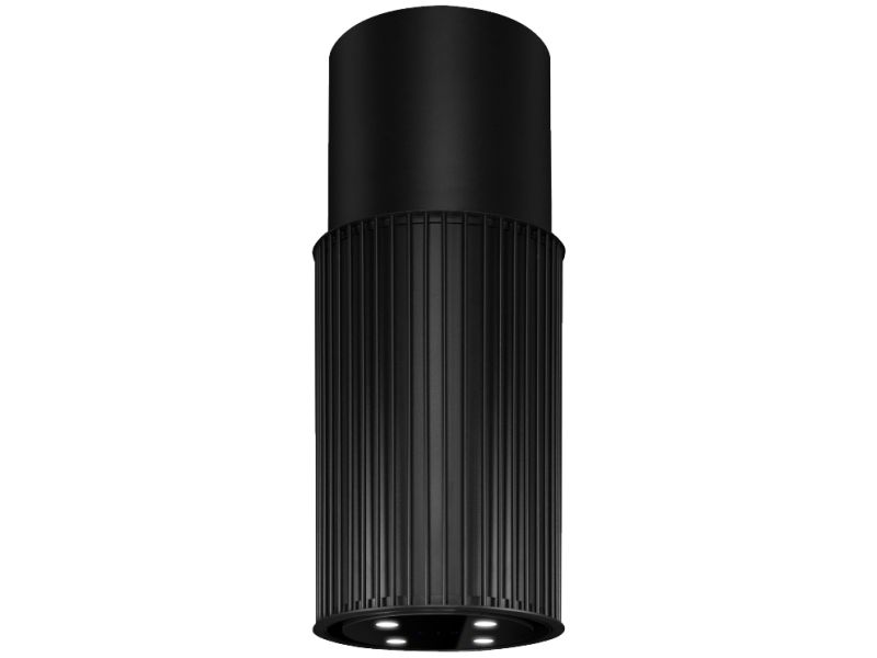 Okap wyspowy Voliera N2 Black-Black 44,5 cm