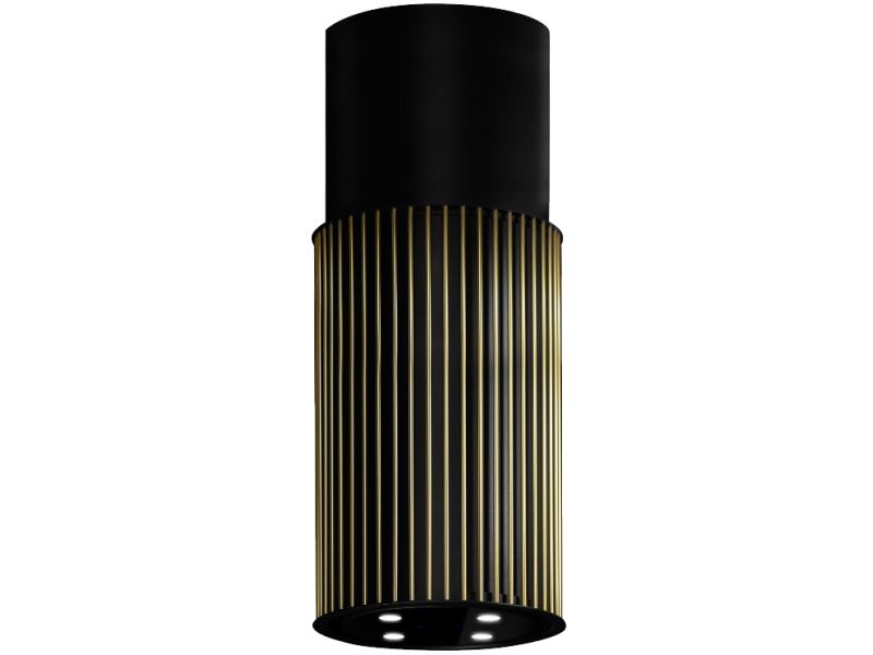 Okap wyspowy Voliera N2 Black-Gold 44,5 cm