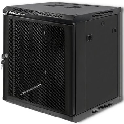 Qoltec Szafa RACK 19" | 12U | 600 x 635 x 600 | Perforowane drzwi