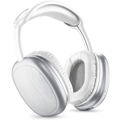 Music Sound MAXI2 - Bezprzewodowe słuchawki nauszne Bluetooth V5.0 (biały)