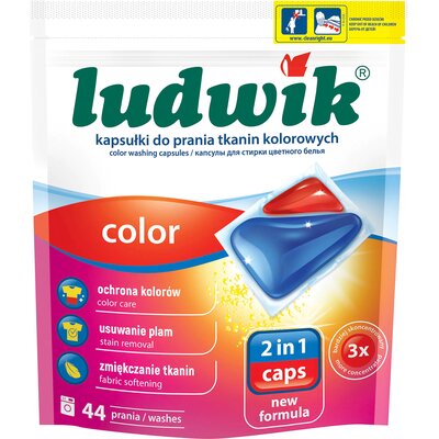 Ludwik Kapsułki Do Prania Color 2w1 Ochrona Koloru