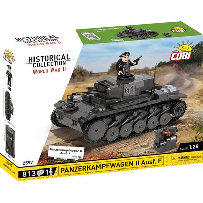 Klocki COBI 2597 Czołg Panzerkampfwagen II Ausf. F Niemiecki czołg lekki