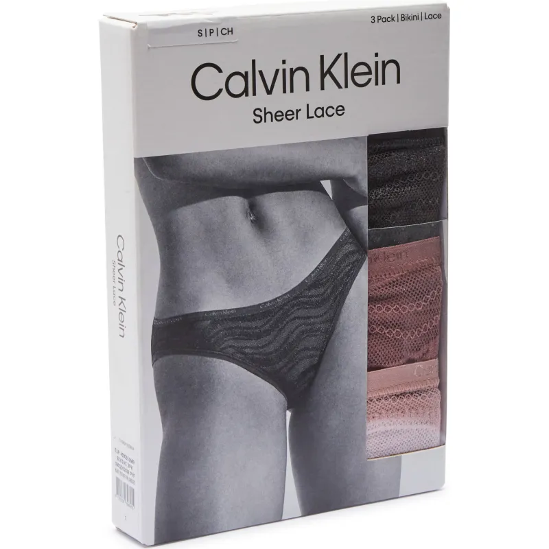 Calvin Klein Underwear Koronkowe figi 3-pack