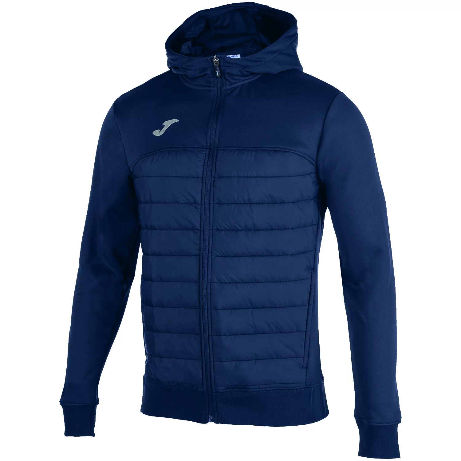 Joma Berna Hoodie 101103-331, Męskie, Granatowe, bluzy, poliester, rozmiar: S