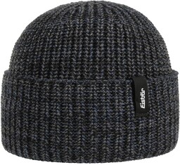 Czapka z Mankietem Swell Merino by Eisbär, szaro-niebieski, One Size