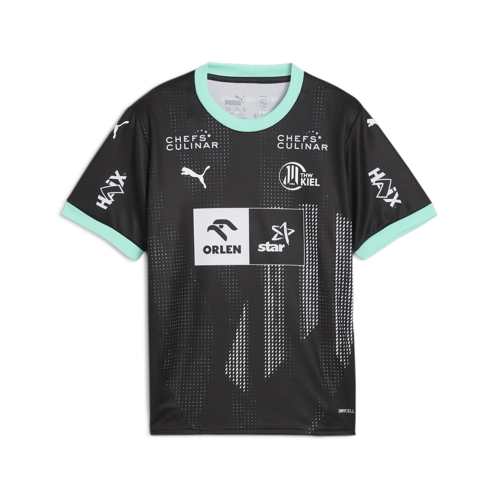 Młodzieżowa koszulka wyjazdowa THW Kiel 24/25 PUMA White Black