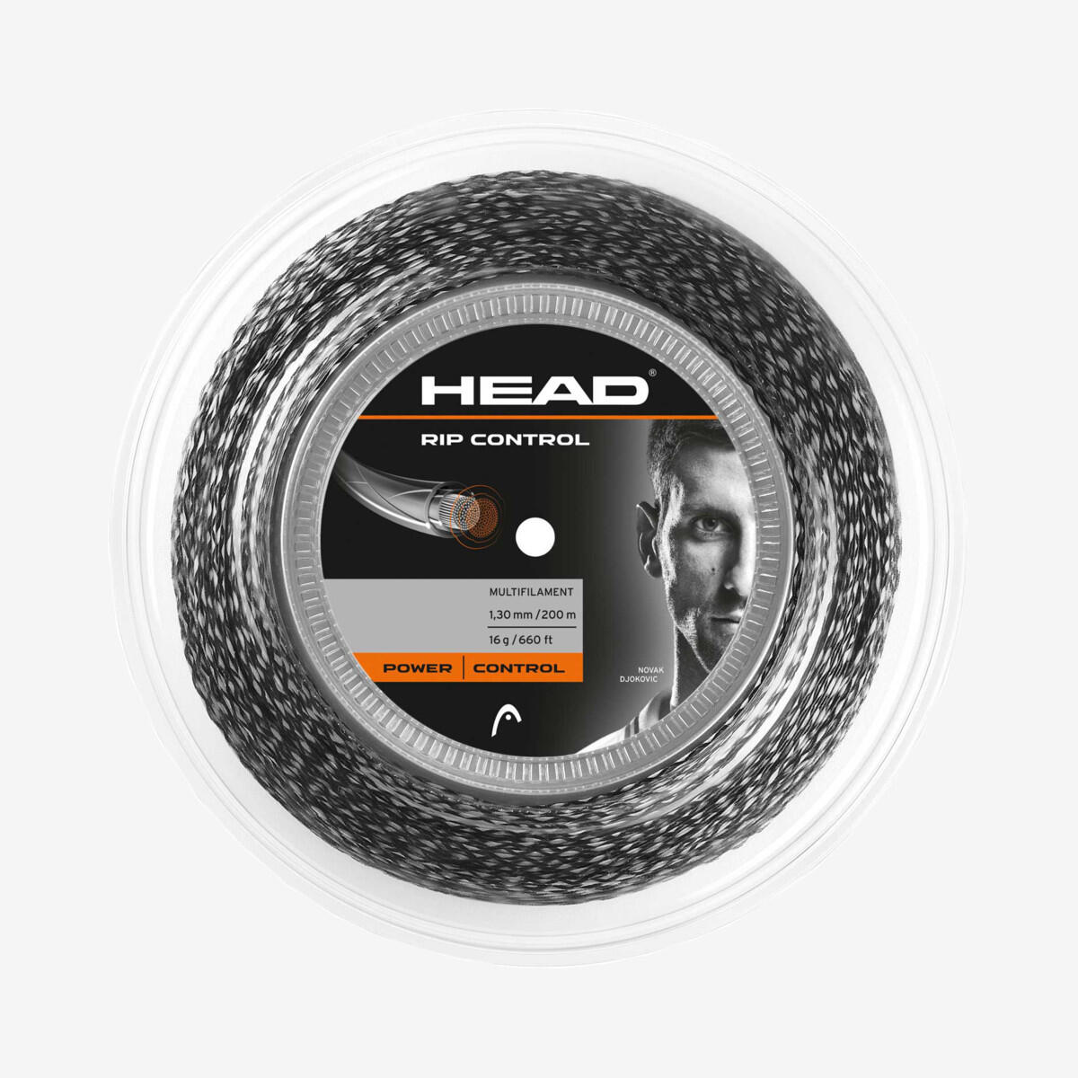 Naciąg tenisowy Head  RIP Control Black 1,25 mm (200m)