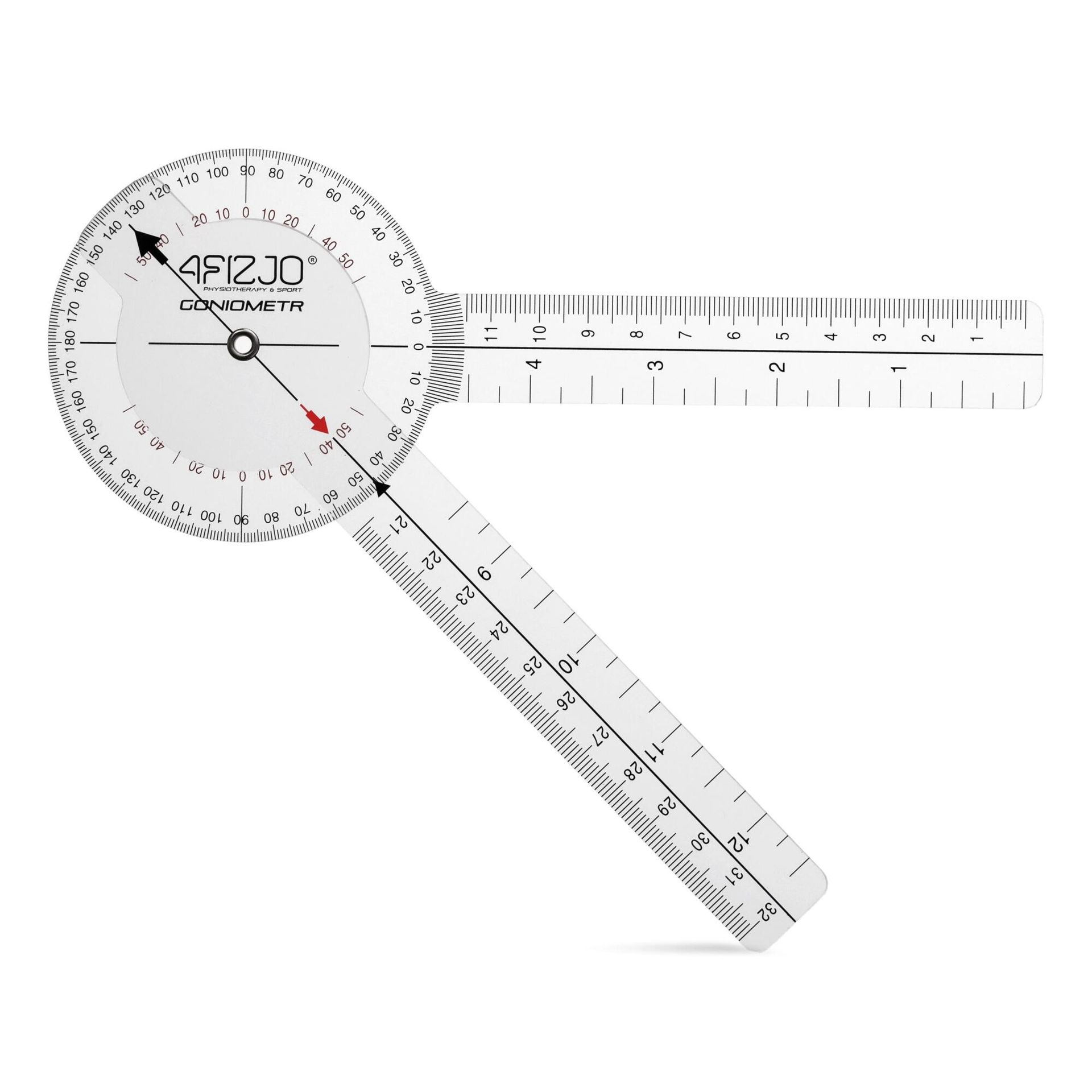 GONIOMETR PRZEZROcZYSTY 20cM 4FIZJO