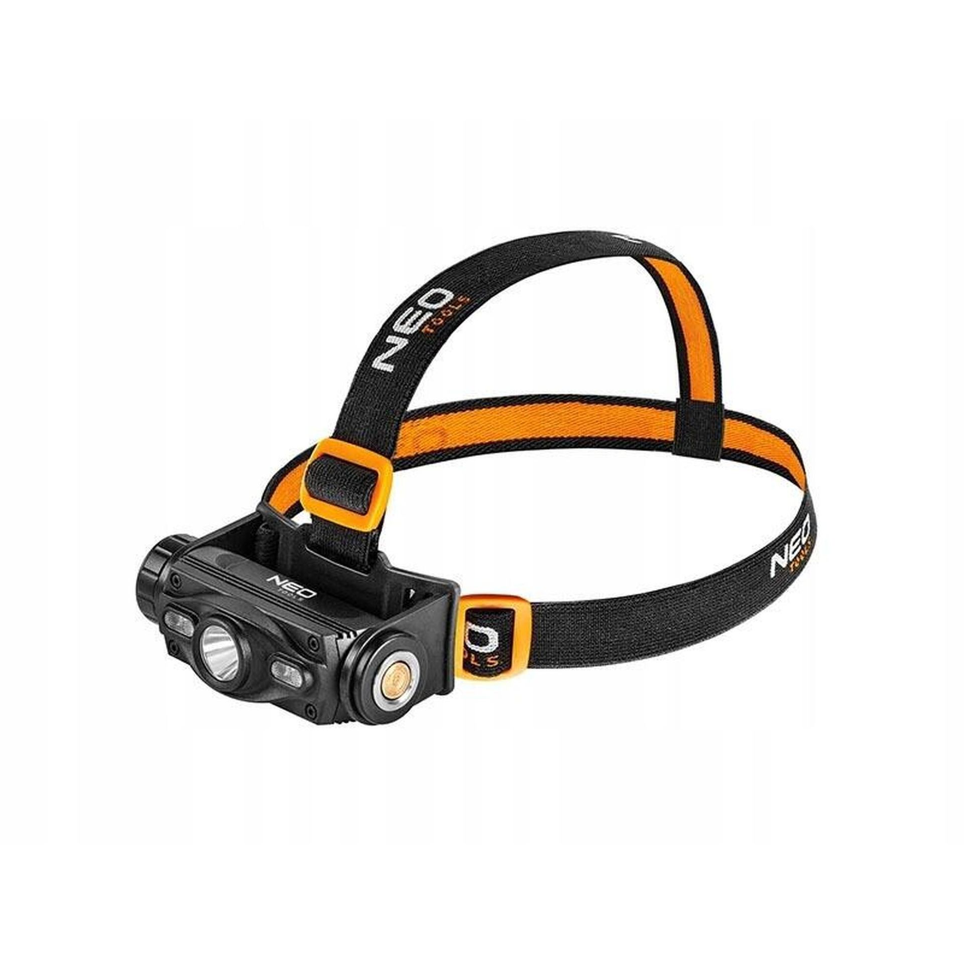 CREE Neo Neo Latarka czołowa Latarka czołowa akumulatorowa USB 1000 lm czerwony/niebieski LED + LED 99-028