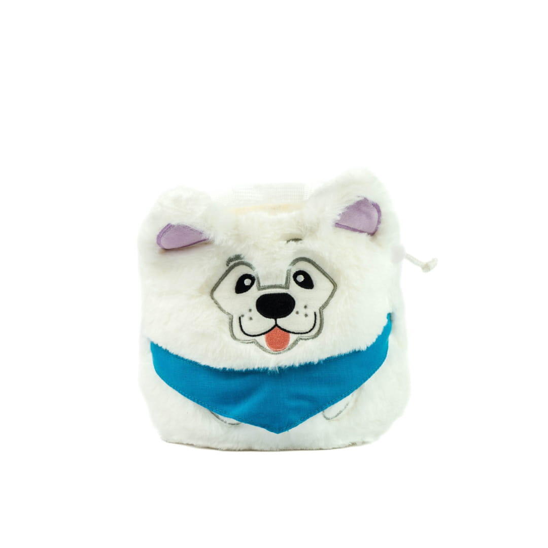 Woreczek na magnezję Y&Y Vertical Chalk Bag - samoyed dog