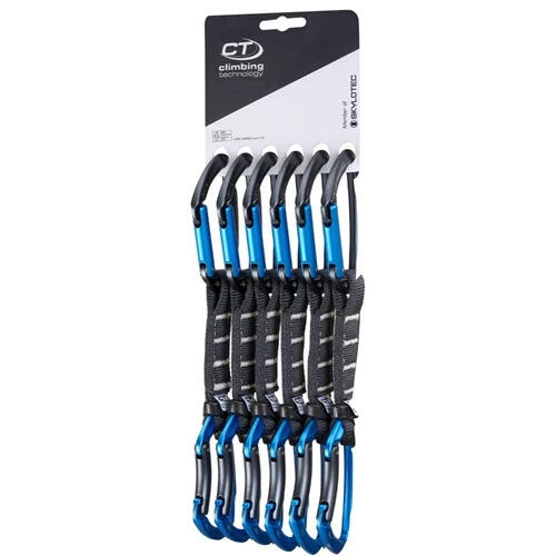 NOWY Ekspresy wspinaczkowe Climbing Technology Lime B Set Pro NY 12 cm 6-pack - ant/bl