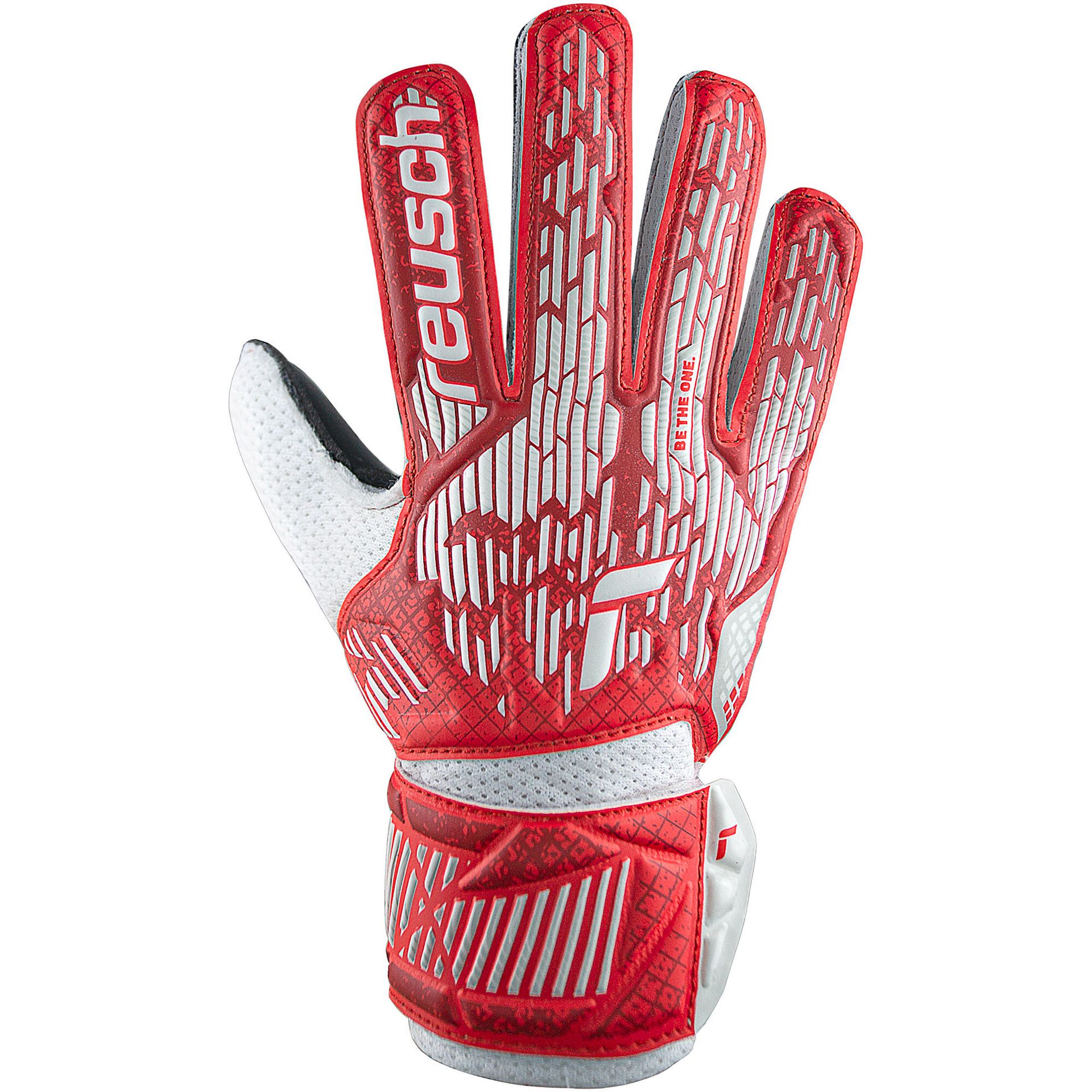 Rękawice Reusch Attrakt Solid Junior 54 72 016 8905 biały 7