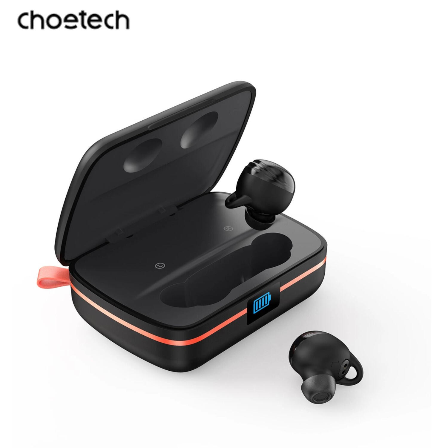Choetech bezprzewodowe TWS czarny (BH-T05)
