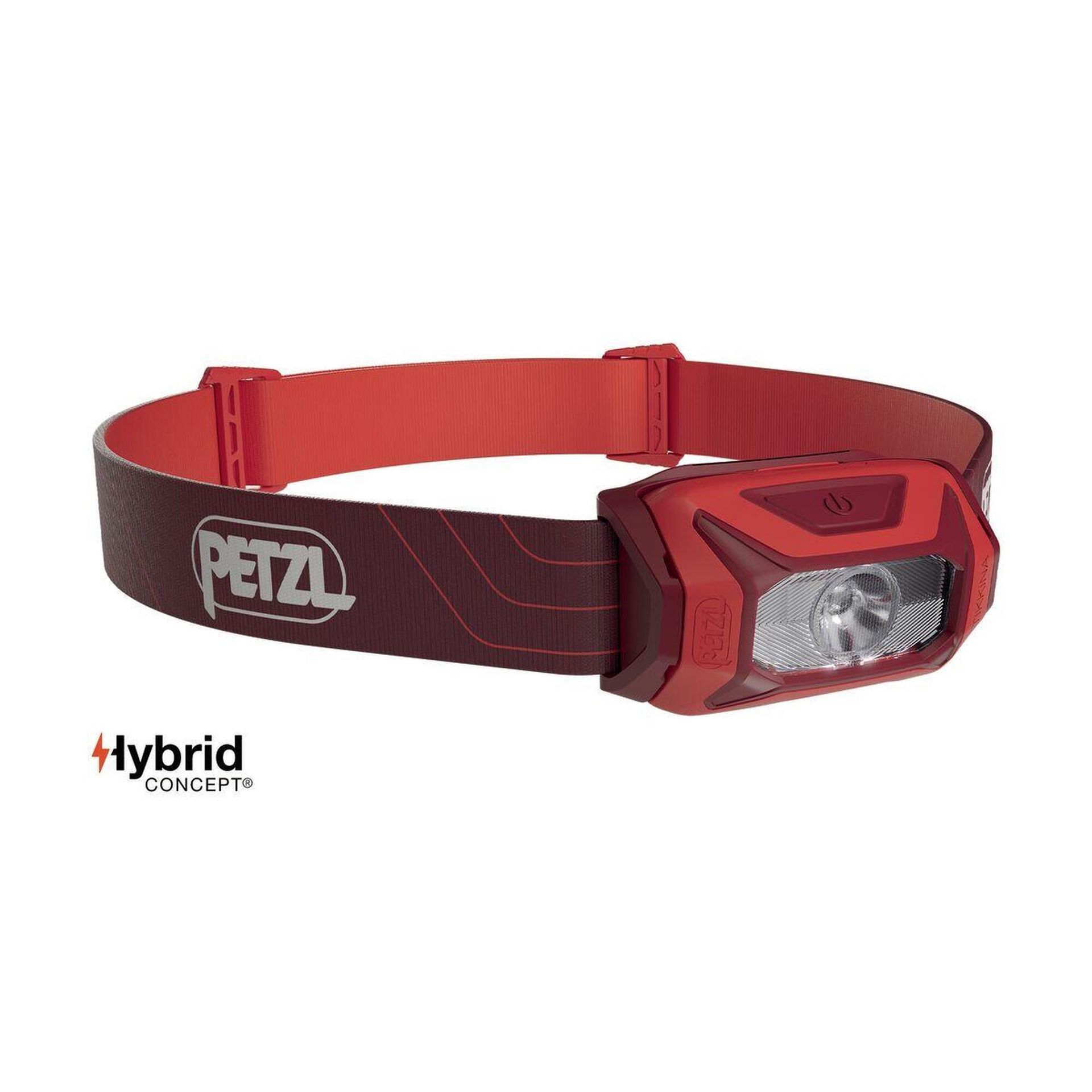 Latarka czołowa, czołówka Petzl Tikkina  E060AA03 czerwona