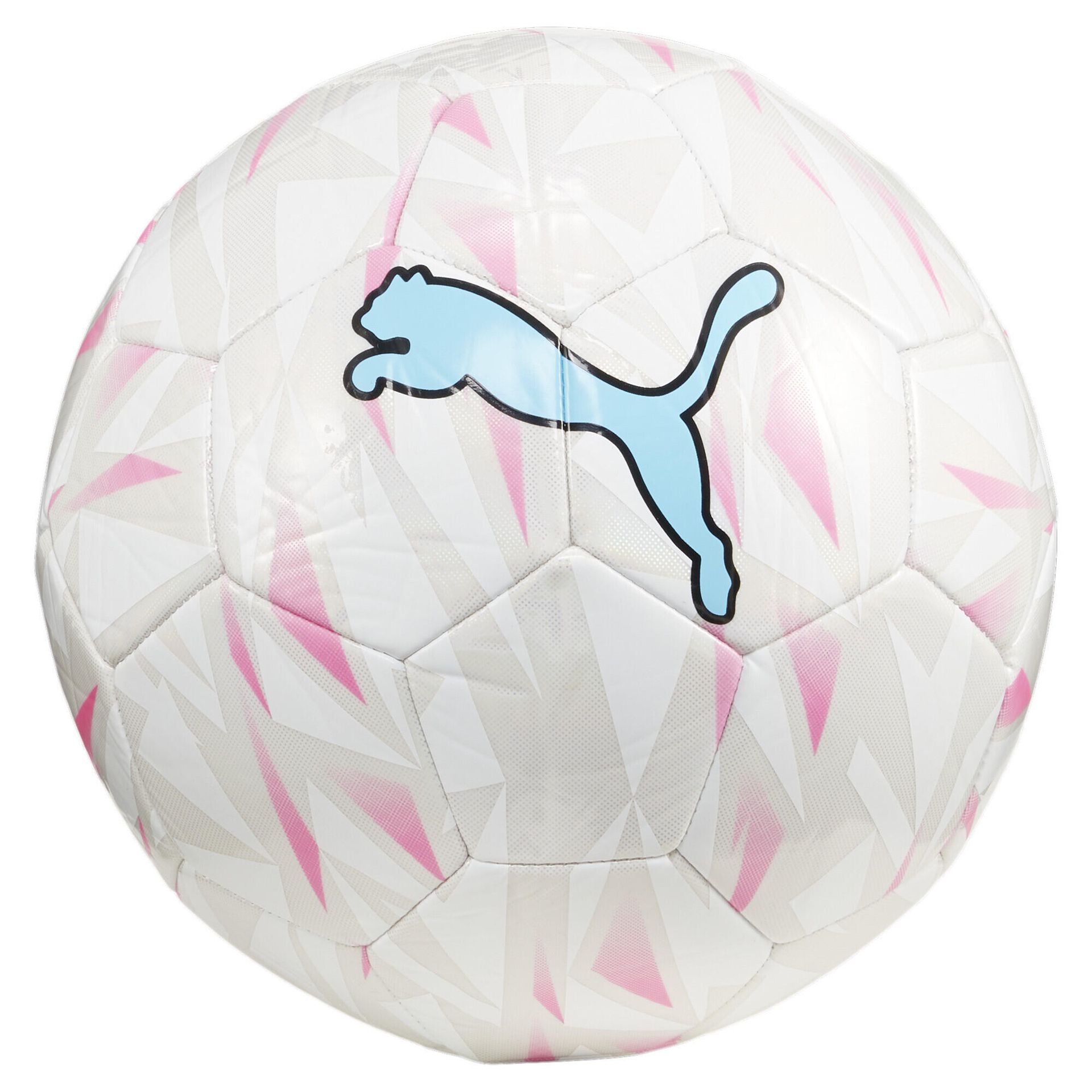 Piłka do piłki nożnej PUMA Final Graphic puma white/puma silver/poison pink/bright aqua rozmiar 5