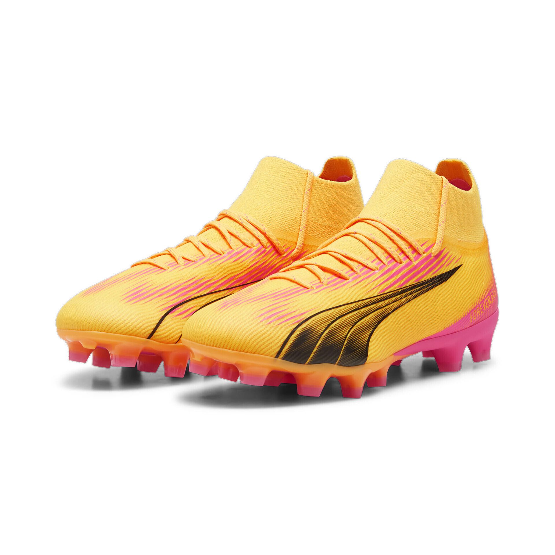 PUMA Męskie buty piłkarskie Ultra Pro Fg/Ag, Sun Stream PUMA czarny zachód słońca poświata, 40 EU