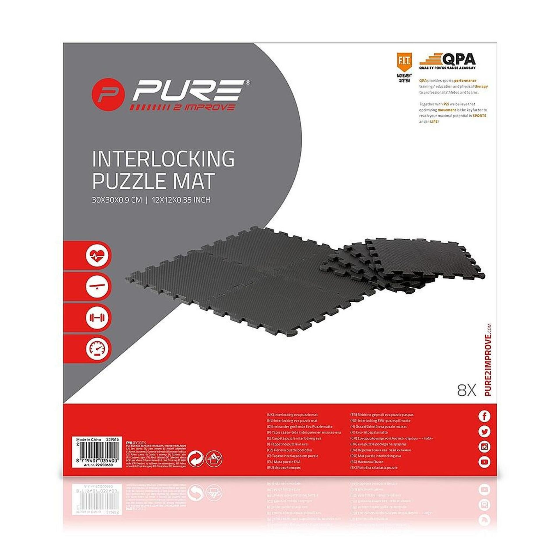 Mata Ochronna Puzzle 8 Szt Fitness Siłownia