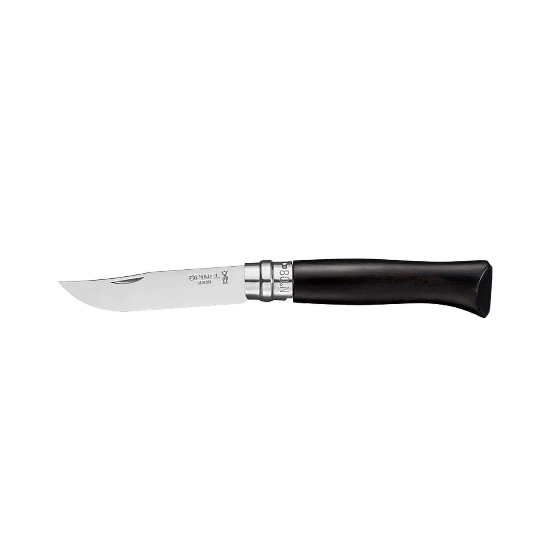 Opinel nóż ME. Nr 8 drewno hebanowe długość po otworzeniu: 19.5 cm, 254329 OP01352
