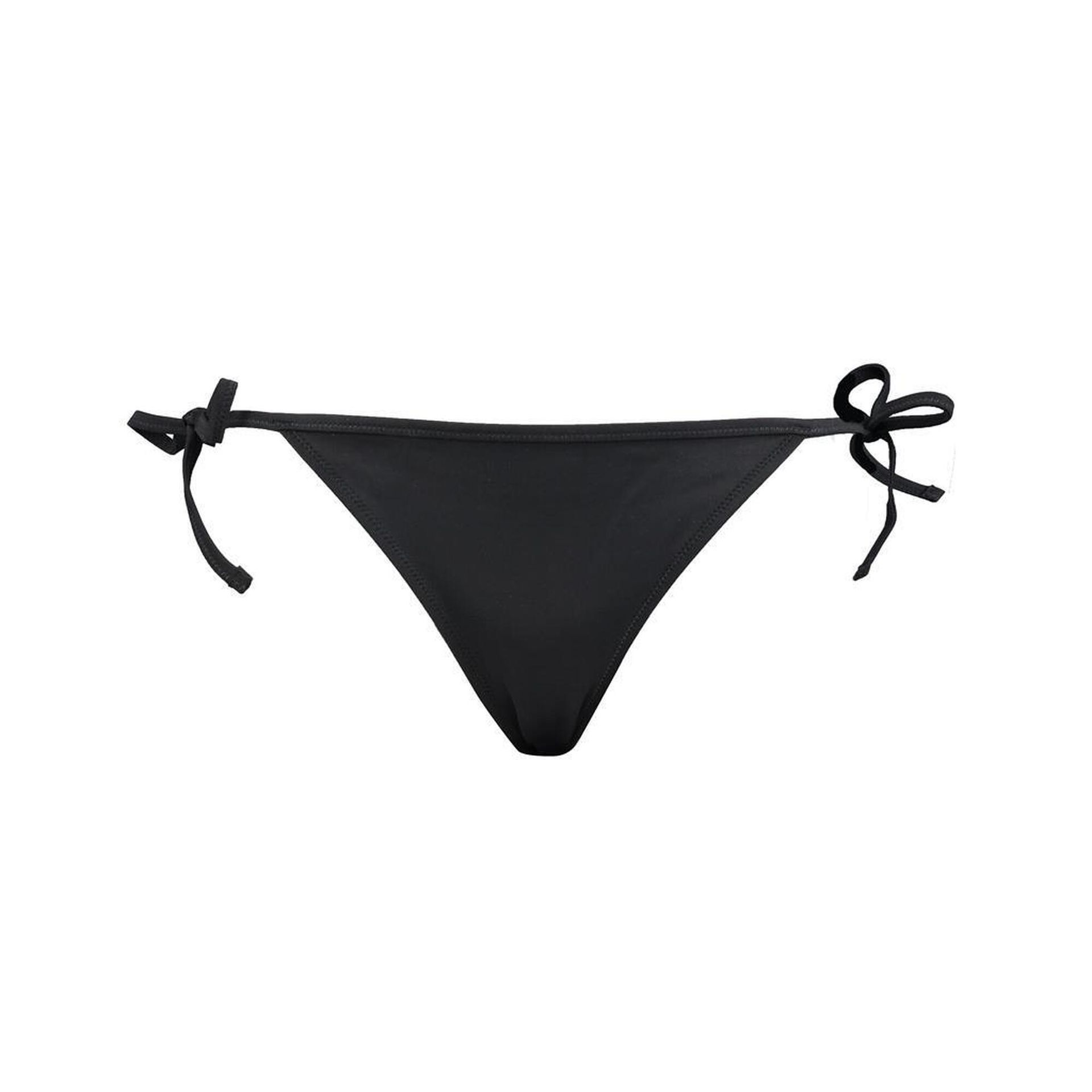 Dół od bikini Dameskie Puma, wiązane po bokach, czarne
