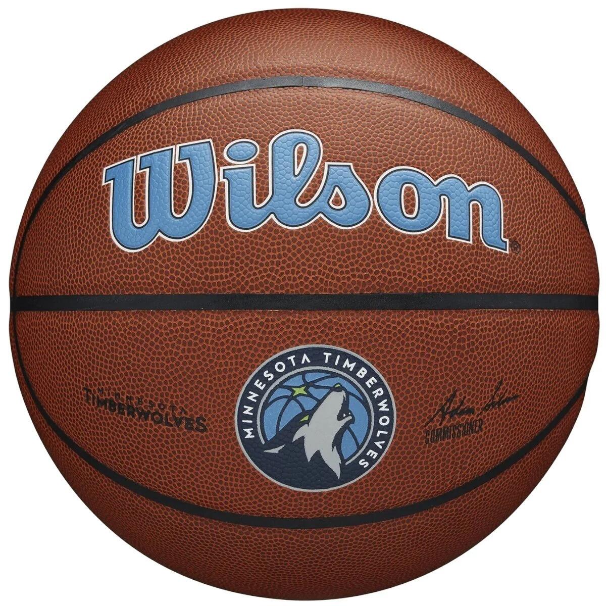 Piłka do koszykówki Wilson NBA Team Alliance Minnesota Timberwolves brown rozmiar 7