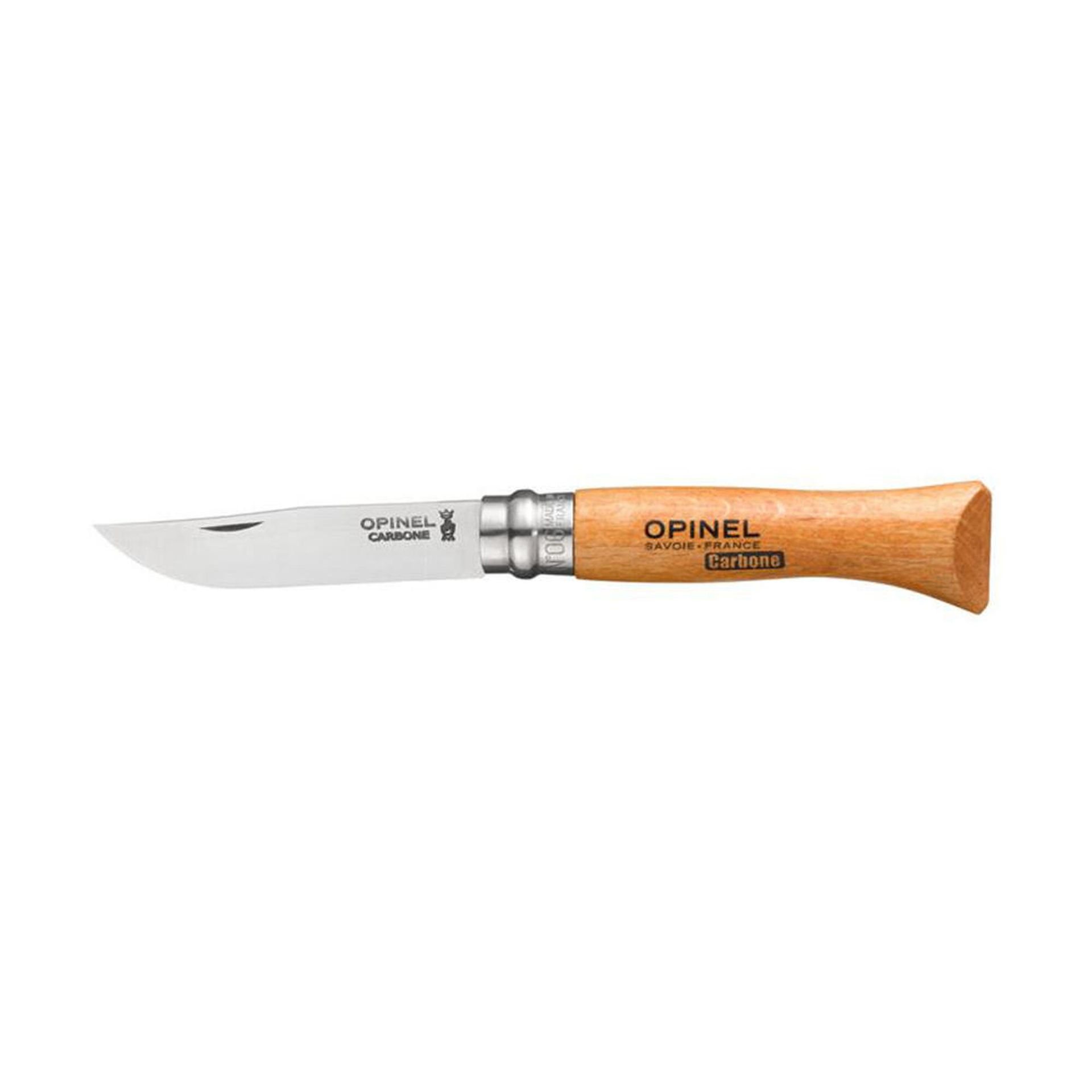 Opinel nóż Carbon naturalny nie nierdzewne scyzoryk, jeden rozmiar No.6VRN/SP
