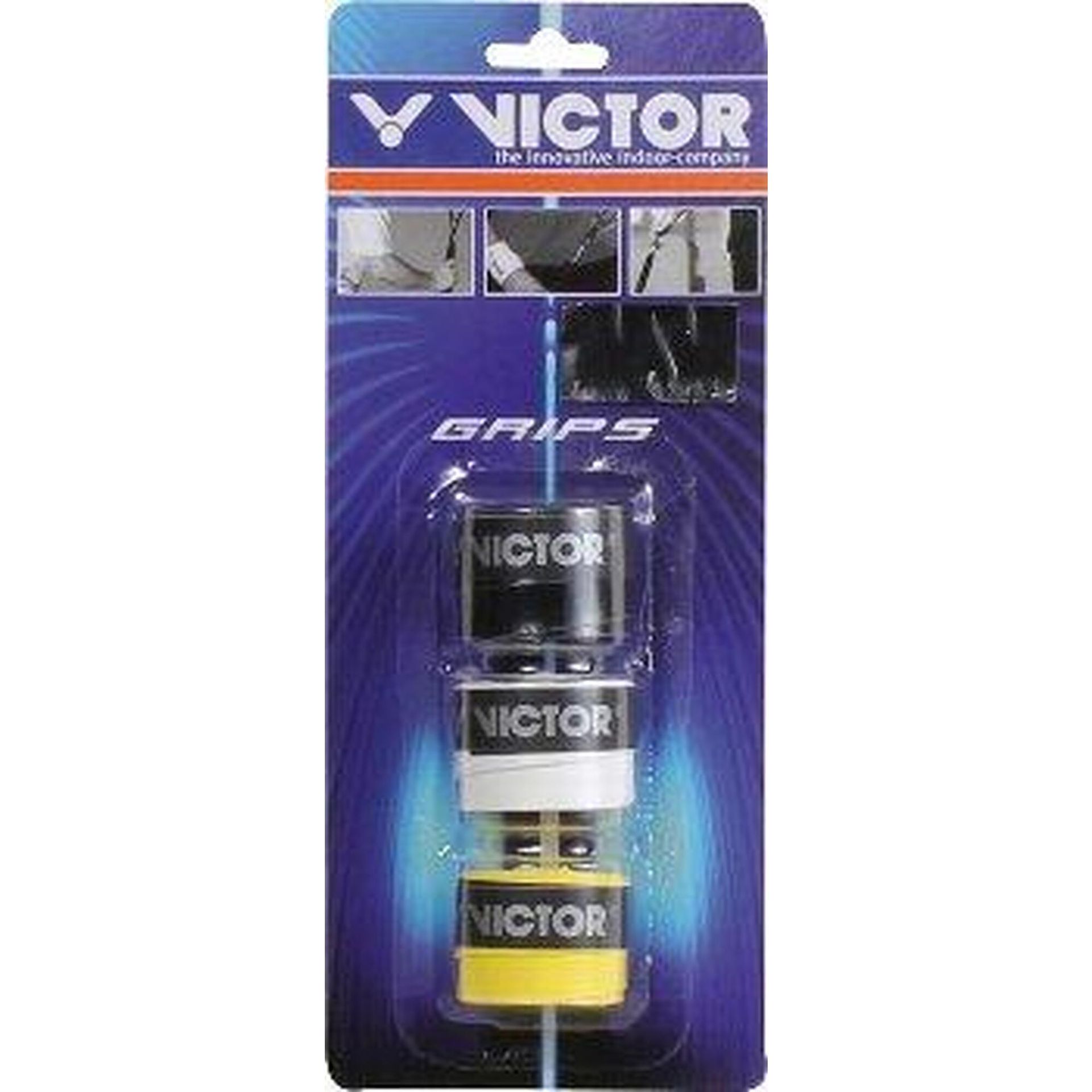 Victor over Grip Pro -częściowy Blister do stołu rakieta do squasha, badminton, Tennis, piłka nożna 718/0/2