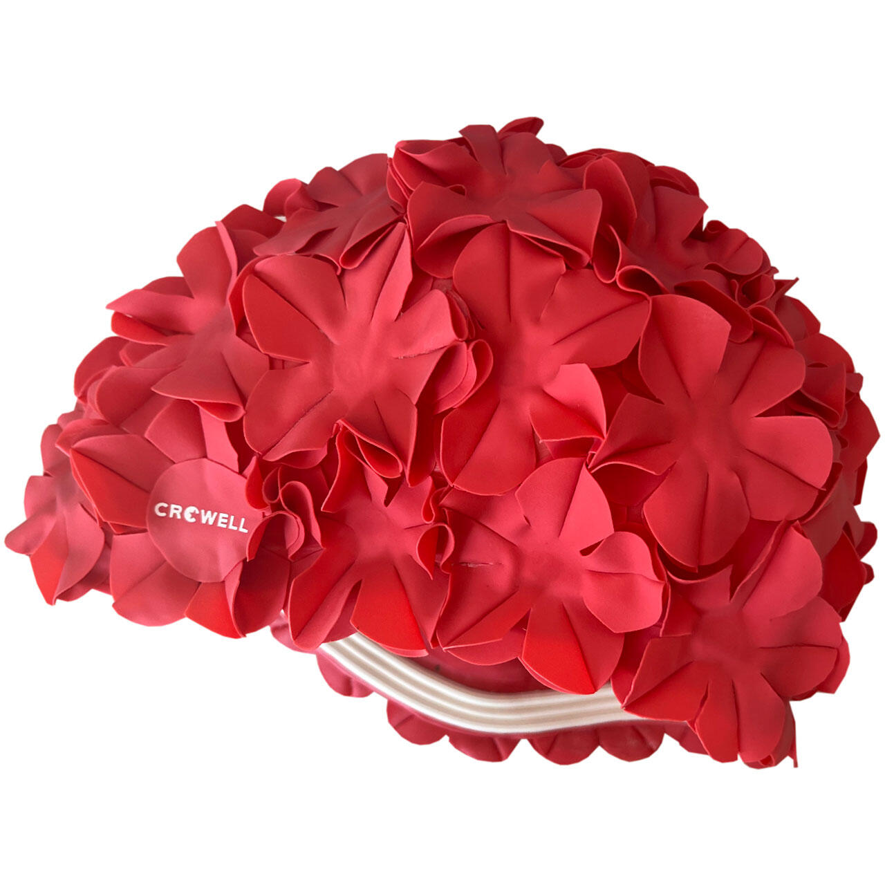 Czepek pływacki Crowell Kwiaty Flower czerwony kol.1 Lumarko!