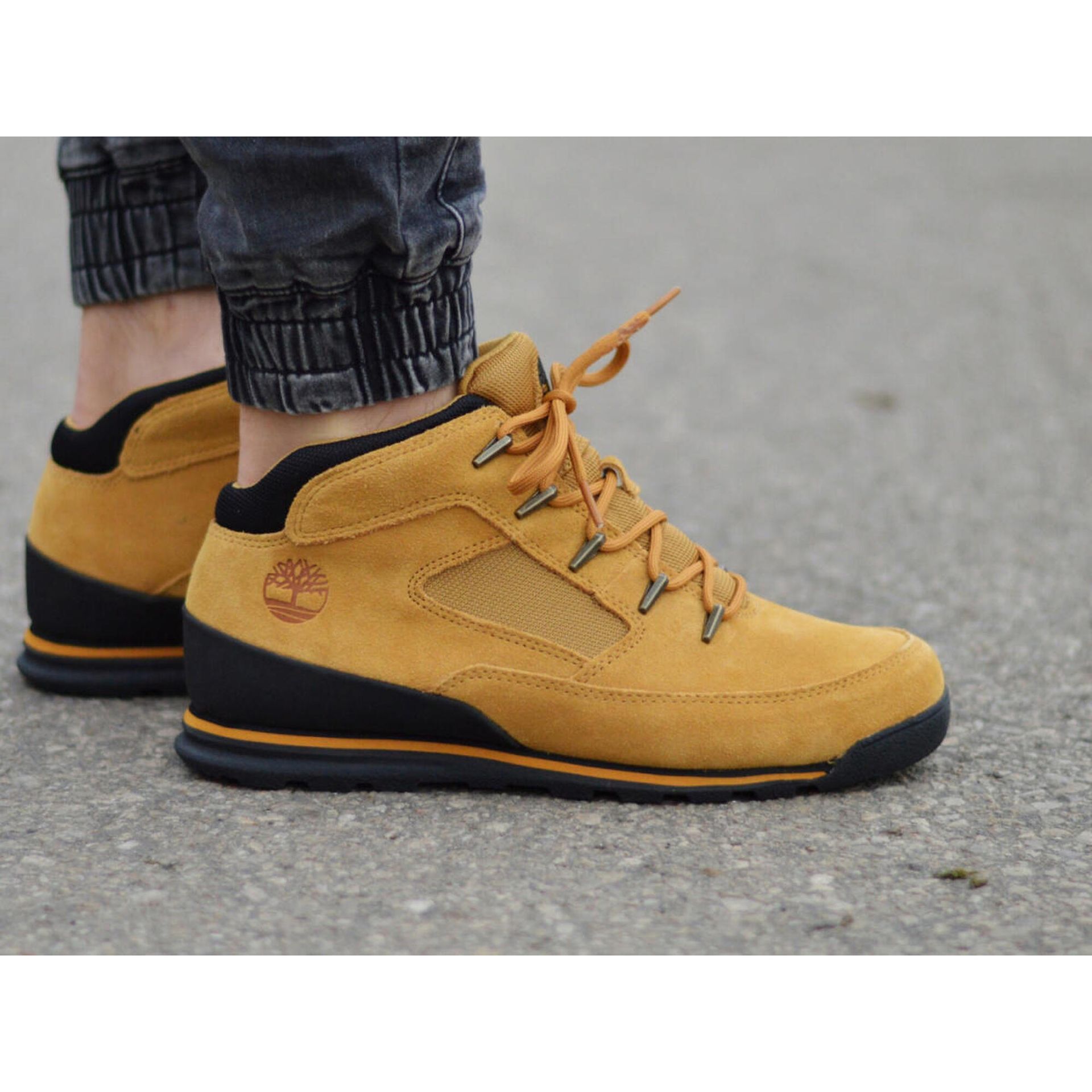 Buty trekkingowe męskie Timberland Buty Timberland Euro Rock Mid Hiker 0A2H5A miodowe 44.5