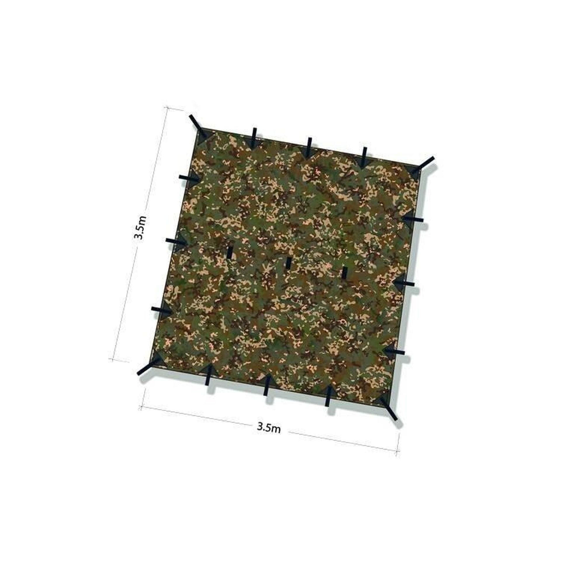 Tarp płachta DD Hammocks 3,5x3,5 -olive green
