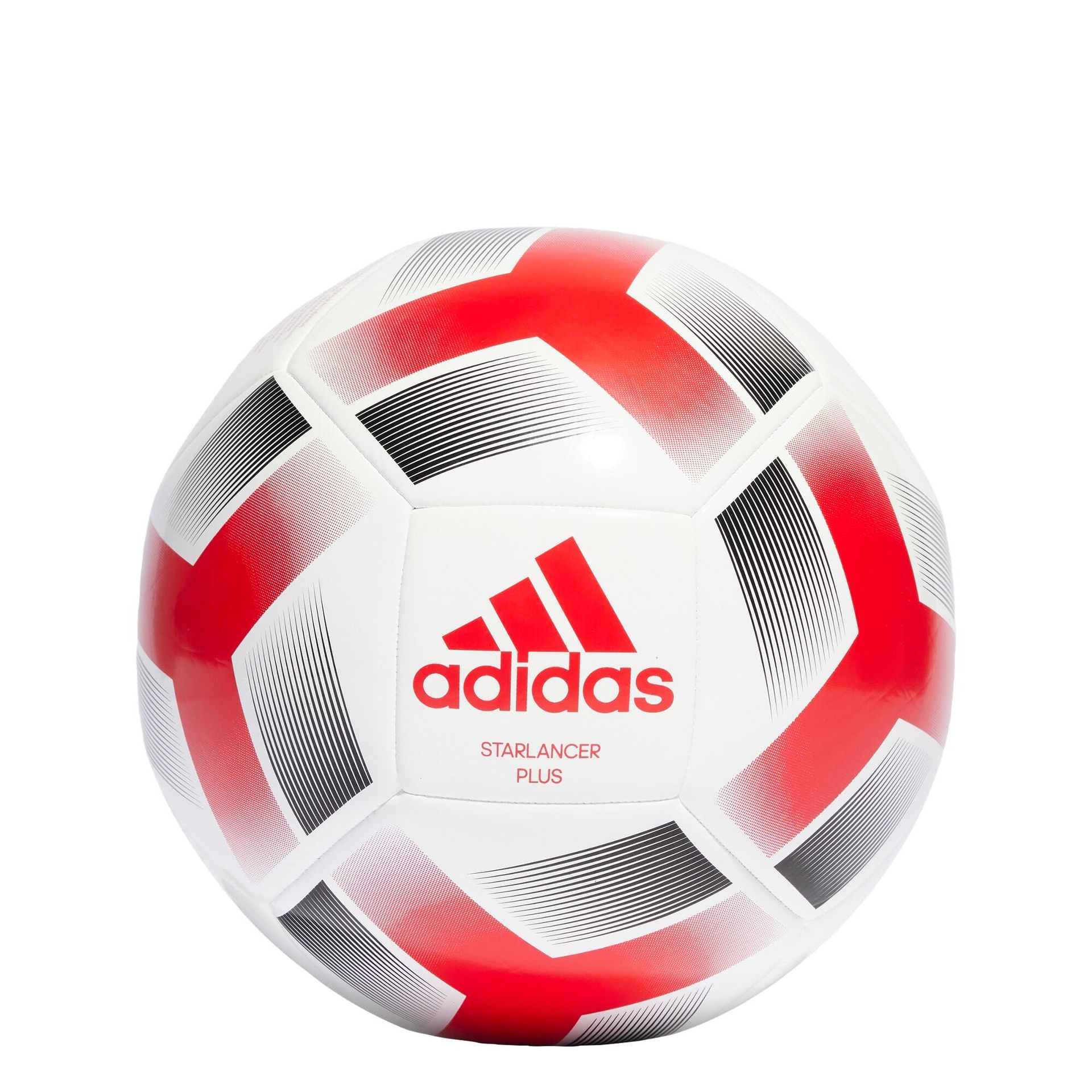 Piłka nożna adidas Starlancer Plus biało-czerwona IA0969 5