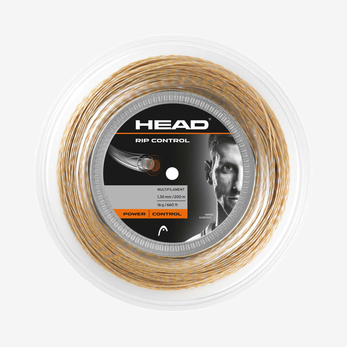 Head 281109 rakieta do tenisa 17 NT RIP Control linka do, przezroczysty 0726424304868