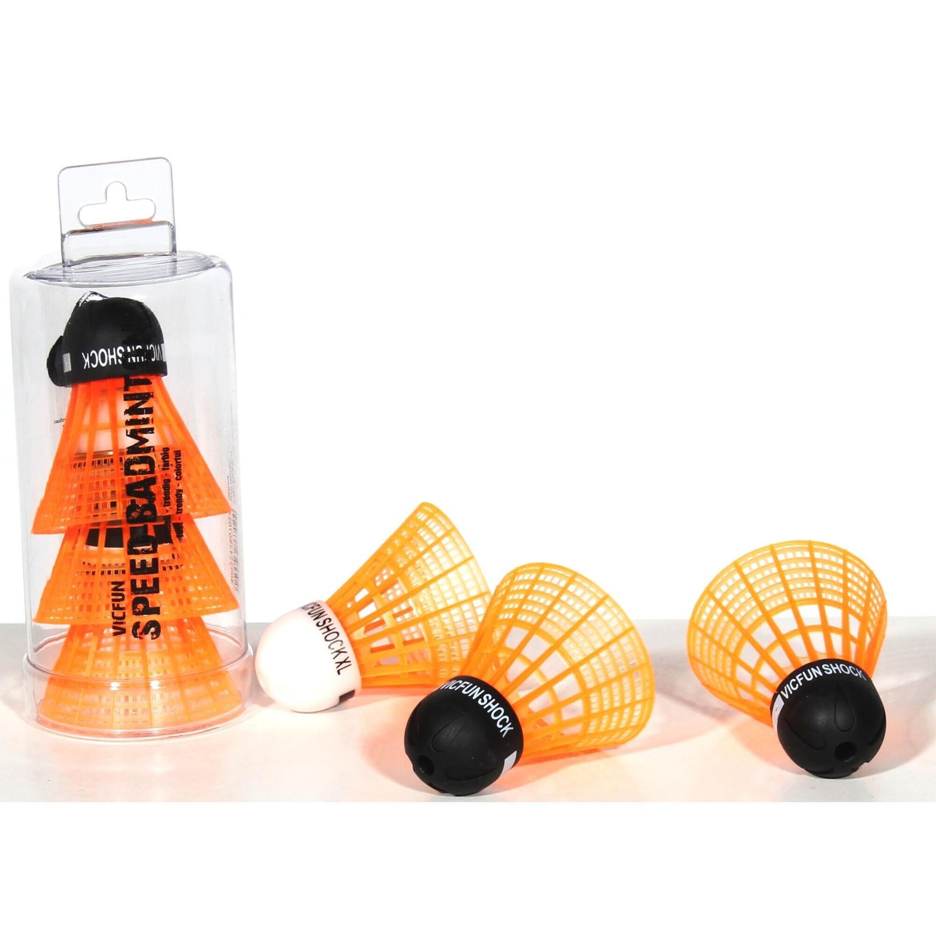 Vicfun Zestaw lotek do badmintona Speed Shock Tube