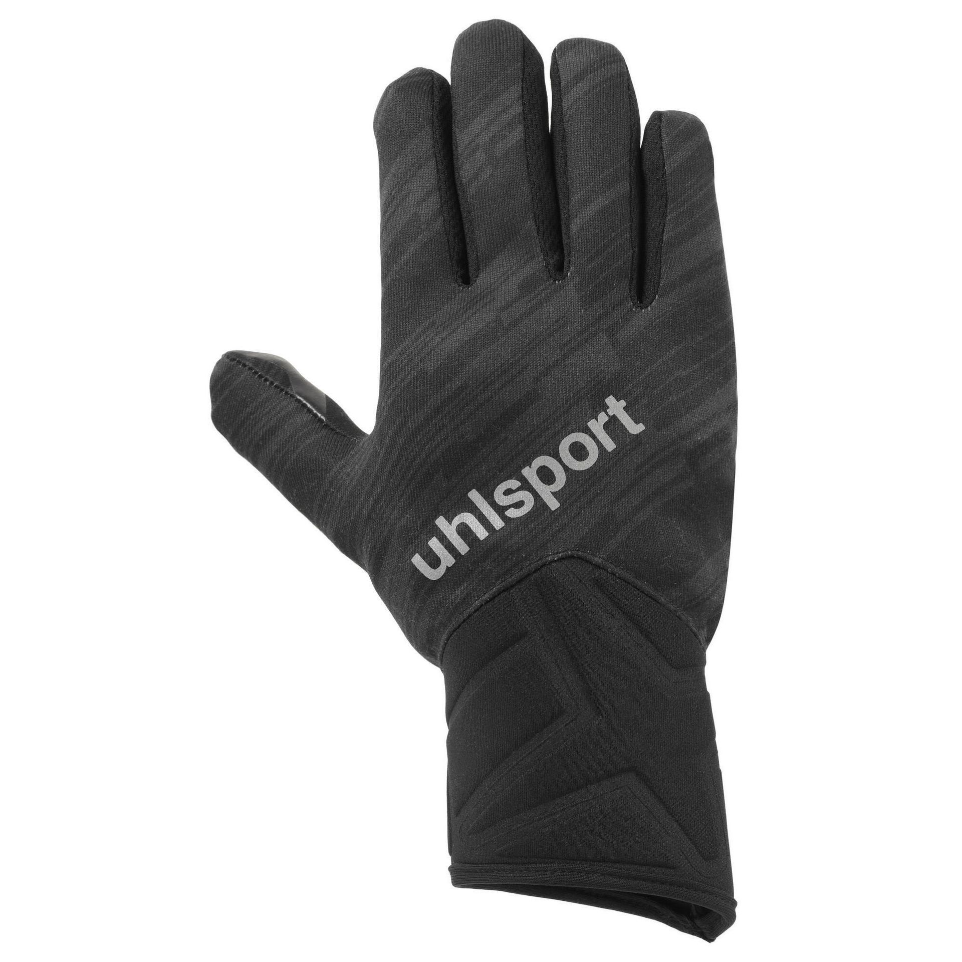 Uhlsport rękawice męskie rękawiczki nitrotec graczy na polu graczy, czarny, 6 100096901